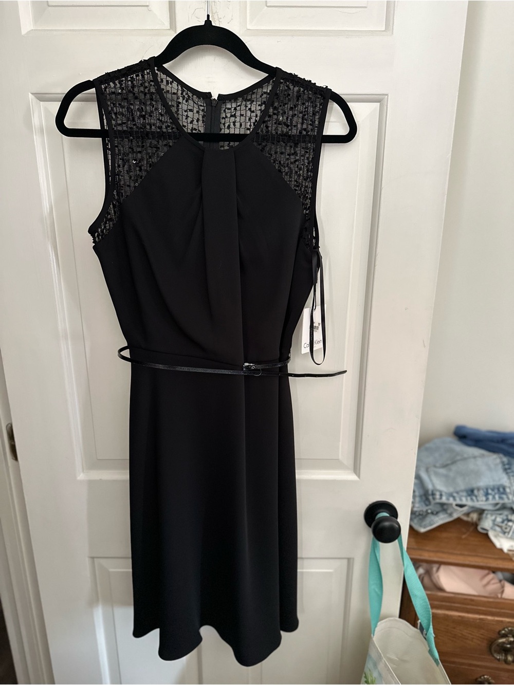 Calvin Kline black cocktail dress s8